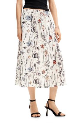 Desigual Desigual Fal Boho Print Maxi Skirt