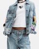 Desigual Desigual Floral Appliqué Denim Trucker Jacket - 1