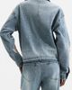 Desigual Desigual Floral Appliqué Denim Trucker Jacket - 2