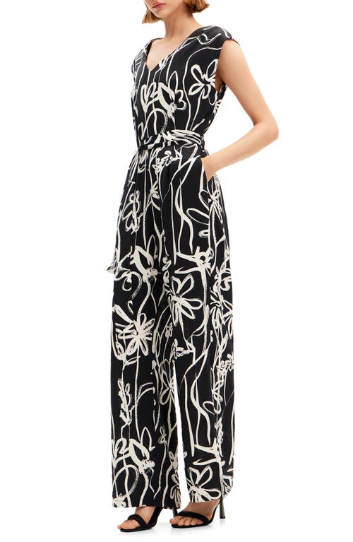 Desigual Desigual Floral Belted Jumpsuit