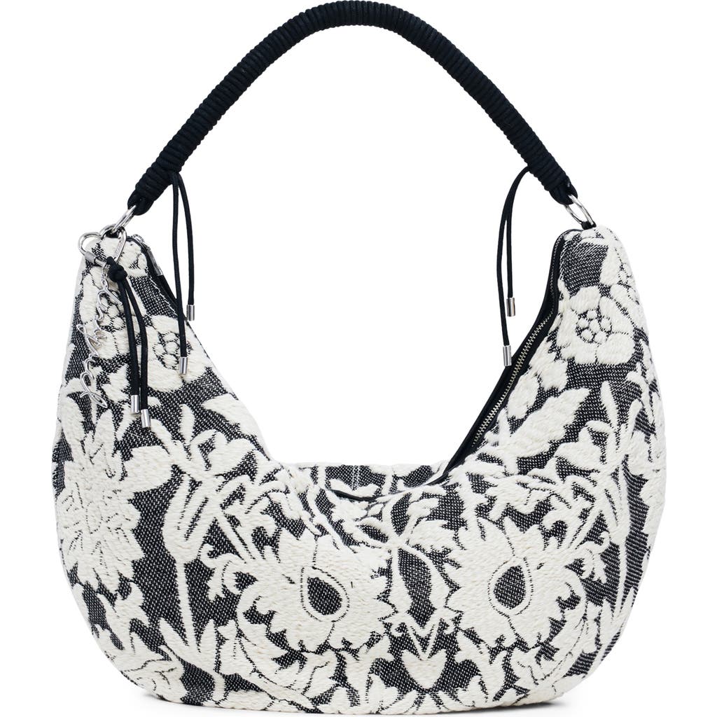 Desigual Desigual Floral Embroidered Shoulder Bag