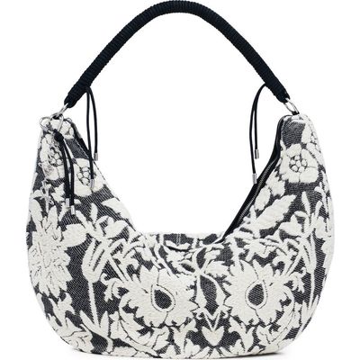 Desigual Desigual Floral Embroidered Shoulder Bag