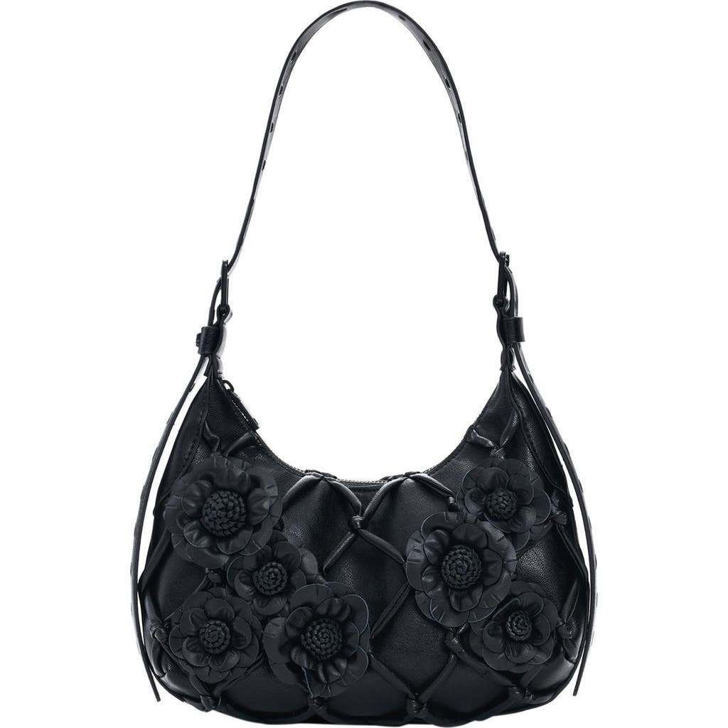 Desigual Desigual Floral Faux Leather Shoulder Bag