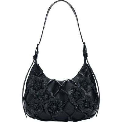Desigual Desigual Floral Faux Leather Shoulder Bag