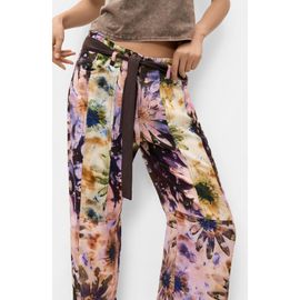 Desigual Desigual Floral High Waist Wide Leg Trousers
