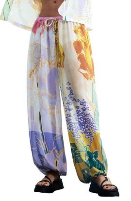 Desigual Desigual Floral Print Balloon Pants