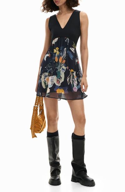 Desigual Desigual Floral Print Minidress