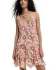 Desigual Desigual Floral Sleeveless Handkerchief Hem Minidress - 5