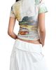 Desigual Desigual Floral V-Neck Cotton Jersey Top - 2