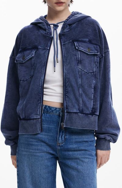Desigual Desigual Front Zip Hoodie