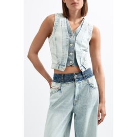 Desigual Desigual Layered Denim Vest