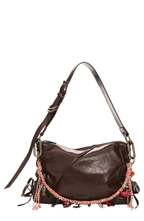Desigual Desigual Medium Charm Strap Faux Leather Crossbody Bag