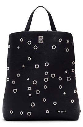 Desigual Desigual Medium Stud Faux Leather Backpack