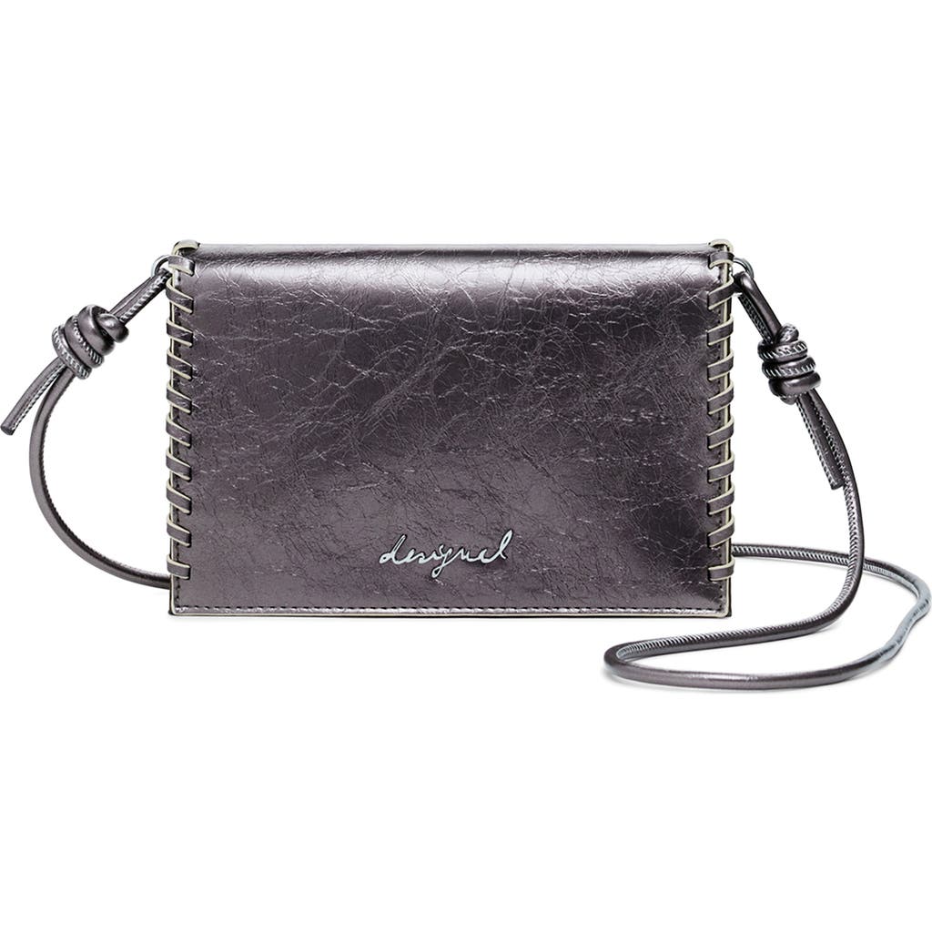 Desigual Desigual Metallic Faux Leather Crossbody Bag