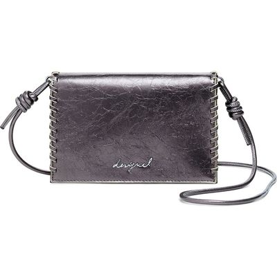 Desigual Desigual Metallic Faux Leather Crossbody Bag