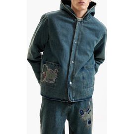 Desigual Desigual Mickey Mouse Hooded Denim Jacket