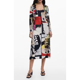 Desigual Desigual Mix Print Midi Dress