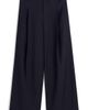 Desigual Desigual Pleated Wide Leg Trousers - 1
