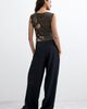 Desigual Desigual Pleated Wide Leg Trousers - 4