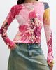 Desigual Desigual Print Boat Neck Sweater - 1
