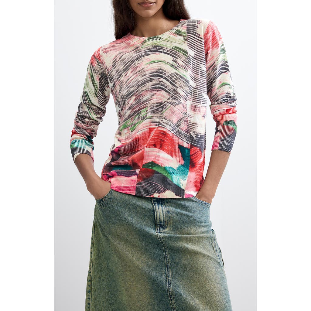 Desigual Desigual Print Long Sleeve Sweater