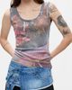 Desigual Desigual Ribbed Graphic Tank Top - 1
