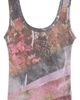 Desigual Desigual Ribbed Graphic Tank Top - 4