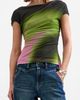 Desigual Desigual Ruched Mesh Top - 1