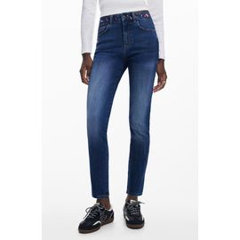 Desigual Desigual Slim Embroidered Jeans