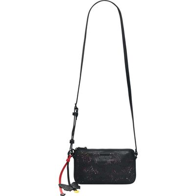 Desigual Desigual Small Peforated Faux Leather Crossbody Bag
