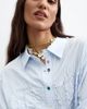 Desigual Desigual Smocked Striped Long Sleeve Shirt - 3