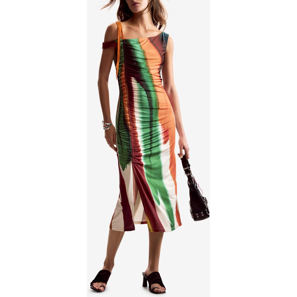 Desigual Desigual Stripe Asymmetric Dress