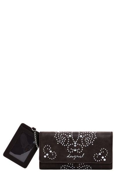 Desigual Desigual Studded Faux Leather Wallet