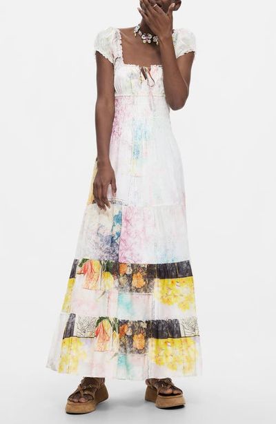 Desigual Desigual Tiered Cotton Dress