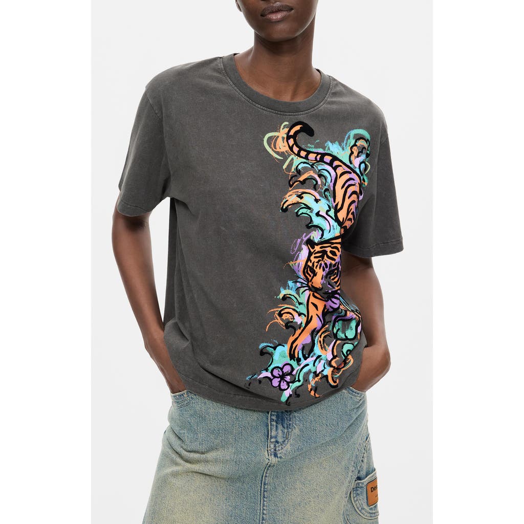 Desigual Desigual Tiger Graphic T-Shirt