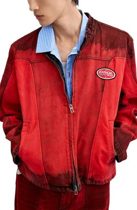 Desigual Desigual Two-Tone Cotton Racing Jacket