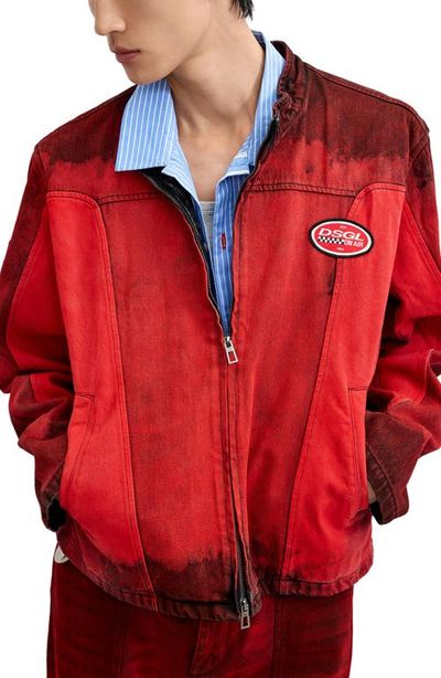 Desigual Desigual Two-Tone Cotton Racing Jacket