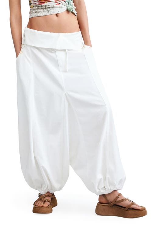 Desigual Desigual Wide Leg Cotton Balloon Pants
