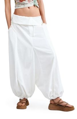 Desigual Desigual Wide Leg Cotton Balloon Pants