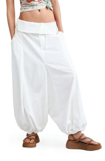 Desigual Desigual Wide Leg Cotton Balloon Pants