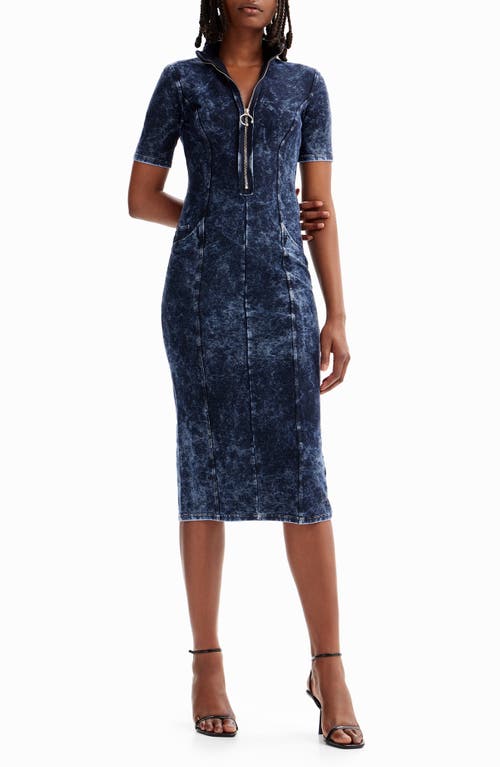 Desigual Desigual Zip-Up Denim Dress