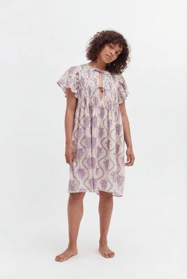 Desmond & Dempsey Desmond & Dempsey Pleated Nightie