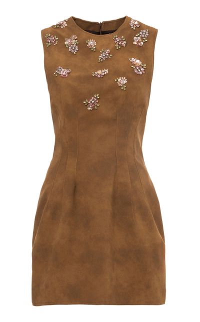 tan embroidered dress Bopop Embroidered Horse Dress TR159 / 8y