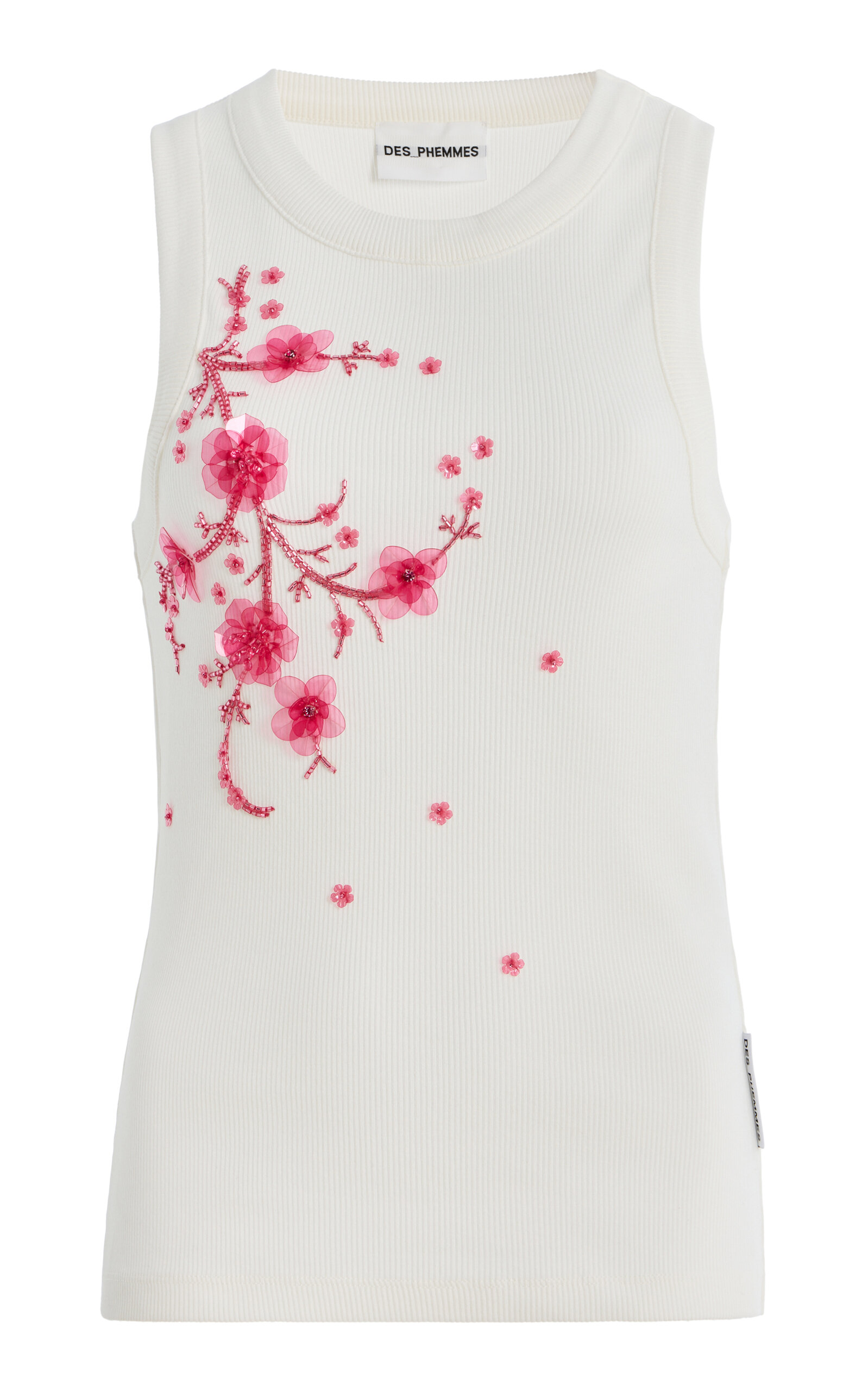 DES_PHEMMES DES_PHEMMES Exclusive La Isla Classic Cotton Tank Top