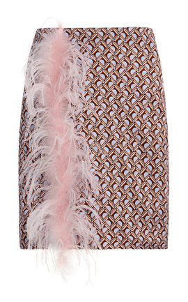DES_PHEMMES DES_PHEMMES Exclusive La Isla Slit Suit Skirt