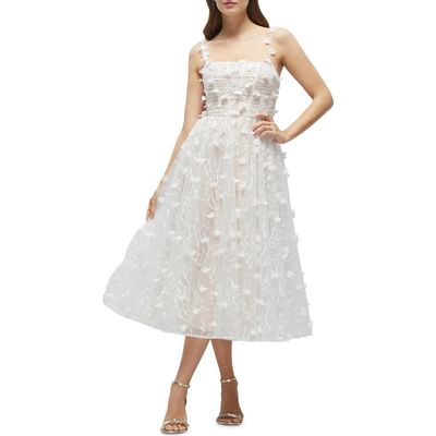 Dessy Collection Dessy Collection 3D Floral Cocktail Dress