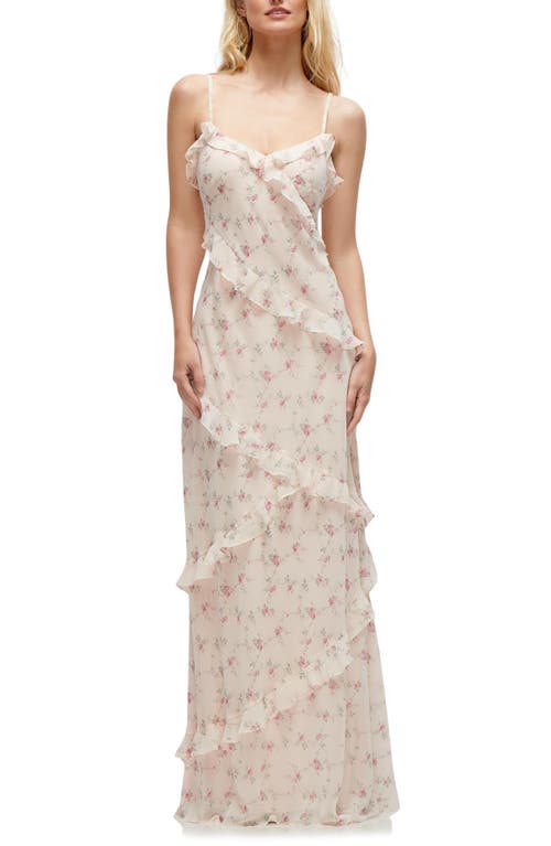 Dessy Collection Dessy Collection Ruffle Slip Maxi Dress