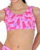 Destira Destira Wild Flower Pink Bikini Top  - 1