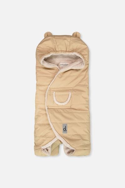 Deux par Deux Deux par Deux Bear Ear Hood Nido Baby Wrap for Bassinet Car Seats and Strollers
