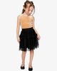 Deux par Deux Deux par Deux Bi-Material Sleeveless Tiered Mesh Ruffle Dress - 2
